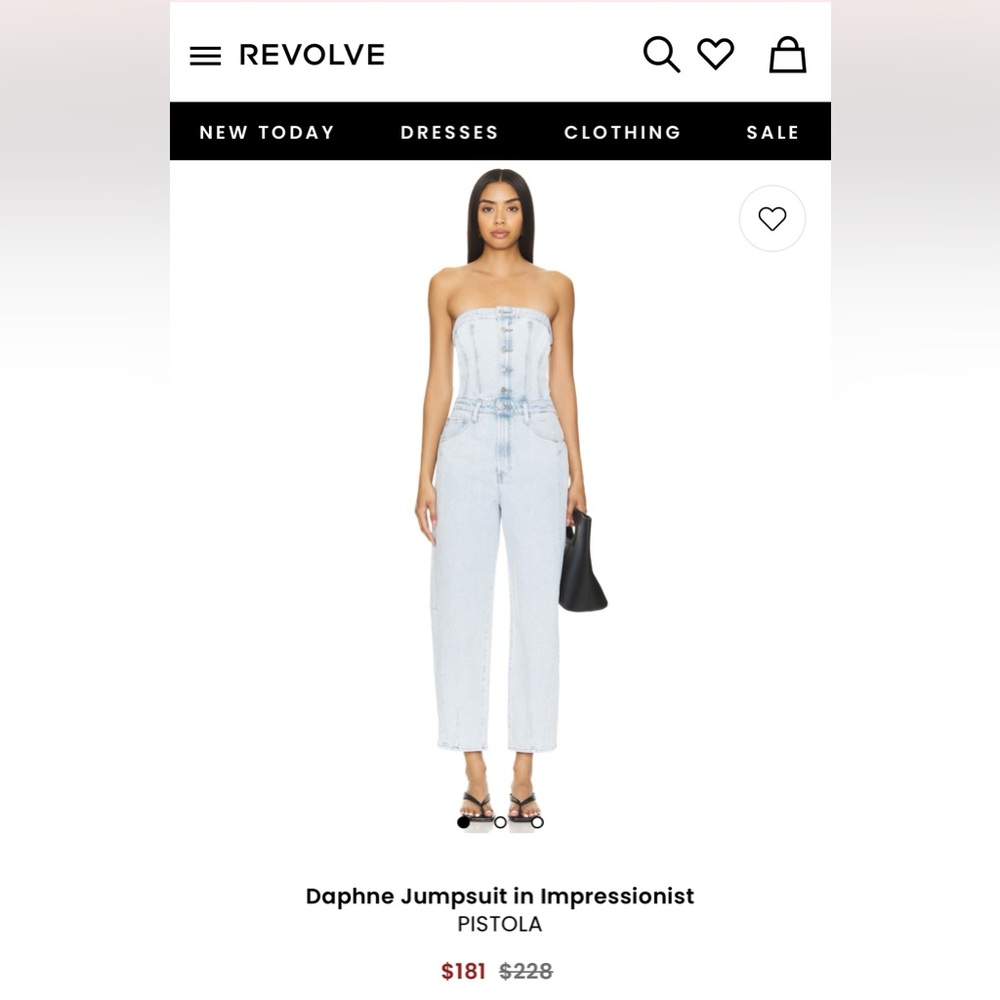 Revolve / Pistola Daphne Jumpsuit in Impressionist - NWOT - Large